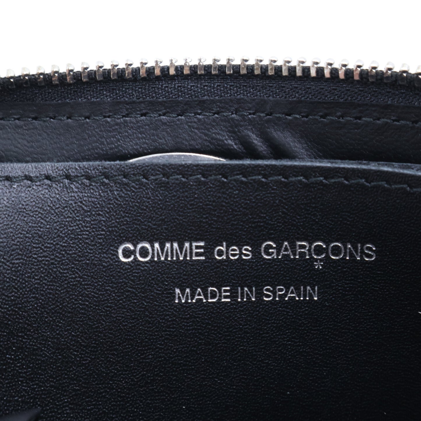 COMMEdesGARCONS コムデギャルソン SA3100SE SILVER EYELET Lジップ ミニウォレット 財布 コインケース