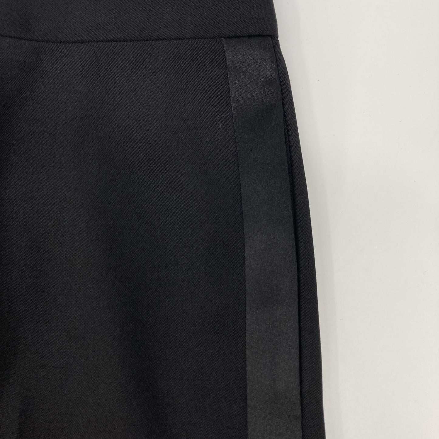 SAINT LAURENT PARIS サンローランパリ 607849 22年製 ﾌﾞﾗｯｸ ｽﾓｰｷﾝｸﾞ ｻｲﾄﾞﾗｲﾝｽﾗｯｸｽﾊﾟﾝﾂ ボトムス 46