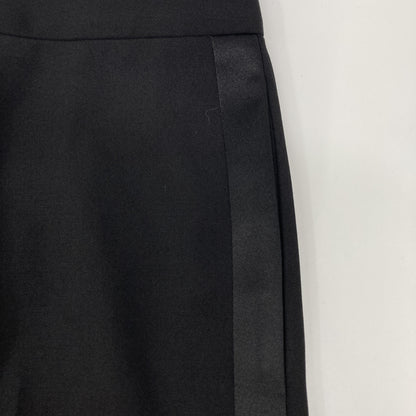 SAINT LAURENT PARIS サンローランパリ 607849 22年製 ﾌﾞﾗｯｸ ｽﾓｰｷﾝｸﾞ ｻｲﾄﾞﾗｲﾝｽﾗｯｸｽﾊﾟﾝﾂ ボトムス 46