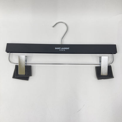 SAINT LAURENT PARIS サンローランパリ 607849 22年製 ﾌﾞﾗｯｸ ｽﾓｰｷﾝｸﾞ ｻｲﾄﾞﾗｲﾝｽﾗｯｸｽﾊﾟﾝﾂ ボトムス 46