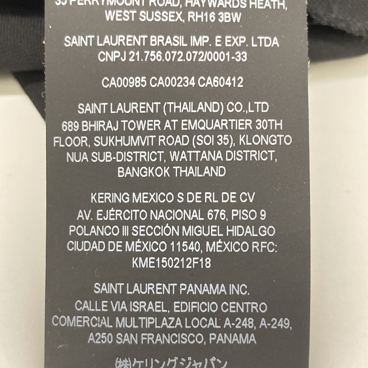 SAINT LAURENT PARIS サンローランパリ 607849 22年製 ﾌﾞﾗｯｸ ｽﾓｰｷﾝｸﾞ ｻｲﾄﾞﾗｲﾝｽﾗｯｸｽﾊﾟﾝﾂ ボトムス 46