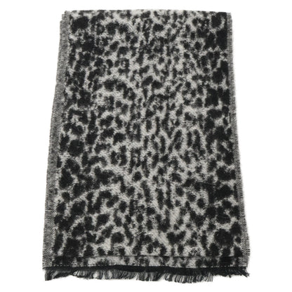 SAINT LAURENT PARIS サンローランパリ レオパード柄 ナロー マフラー