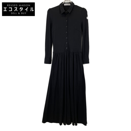 BORDERS at BALCONY ボーダーズアットバルコニー BD2021-2K-12 ﾌﾞﾗｯｸ ｳｨｰｸｴﾝﾄﾞｼｬﾂﾄﾞﾚｽ ﾏｷｼﾜﾝﾋﾟｰｽ ワンピース 36