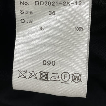 BORDERS at BALCONY ボーダーズアットバルコニー BD2021-2K-12 ﾌﾞﾗｯｸ ｳｨｰｸｴﾝﾄﾞｼｬﾂﾄﾞﾚｽ ﾏｷｼﾜﾝﾋﾟｰｽ ワンピース 36