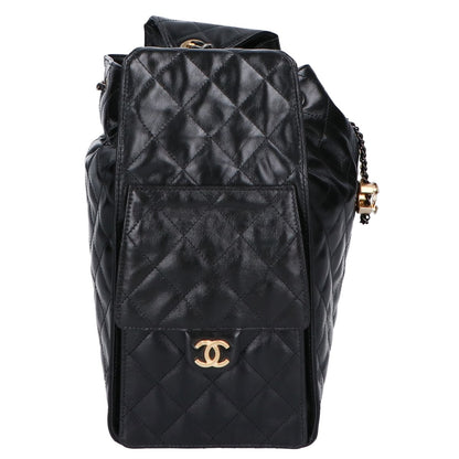 CHANEL シャネル 新品同様 25AW AS5311 シャイニークランブル シャネル25 ミディアム ハンドバッグ