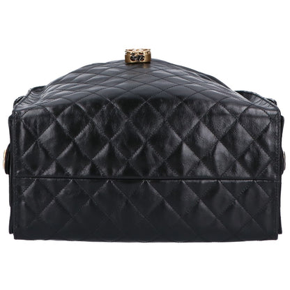 CHANEL シャネル 新品同様 25AW AS5311 シャイニークランブル シャネル25 ミディアム ハンドバッグ