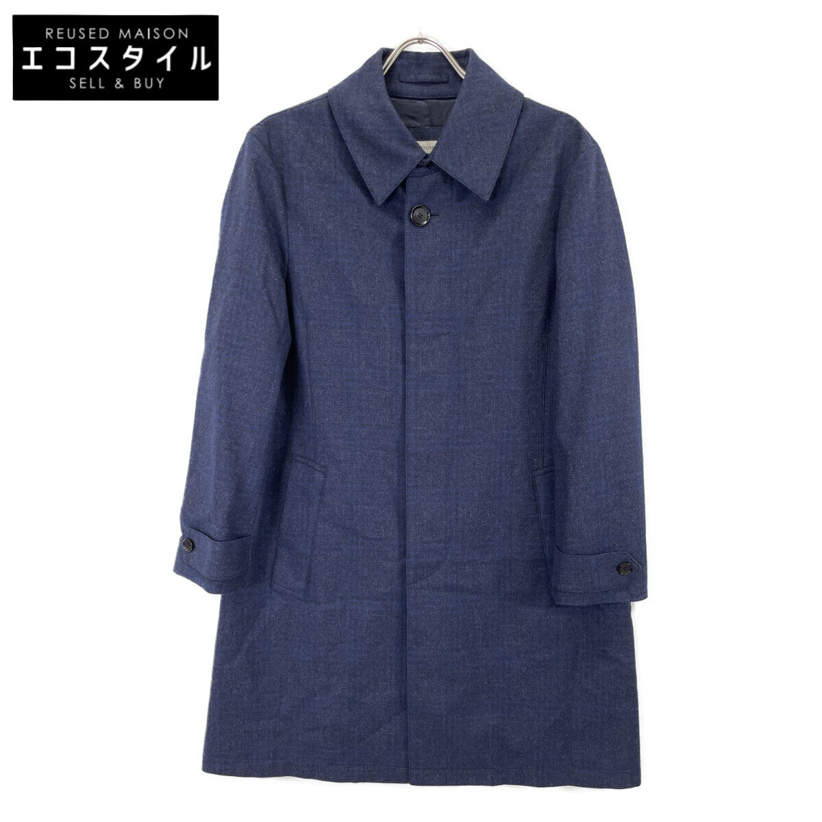 TOMORROWLAND PILGRIM トゥモローランドピルグリム ﾈｲﾋﾞｰ ｳｰﾙｶｼﾐﾔﾌﾗﾝﾈﾙ ｽﾃﾝｶﾗｰｺｰﾄ コート 46