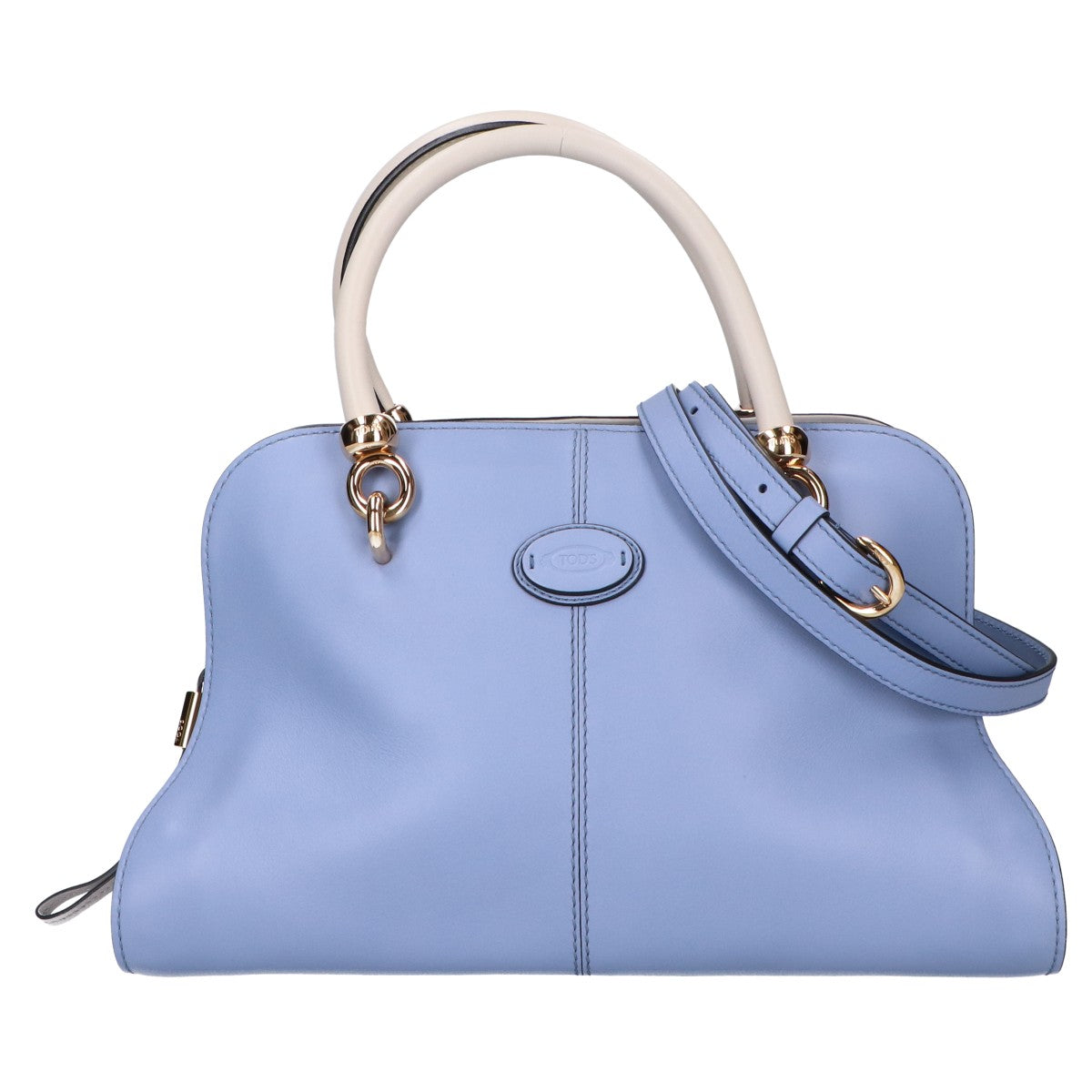 TOD'S トッズ 【美品】SELLA セラ バイカラー レザー 2WAYショルダー ハンドバッグ