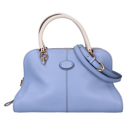 TOD'S トッズ 【美品】SELLA セラ バイカラー レザー 2WAYショルダー ハンドバッグ