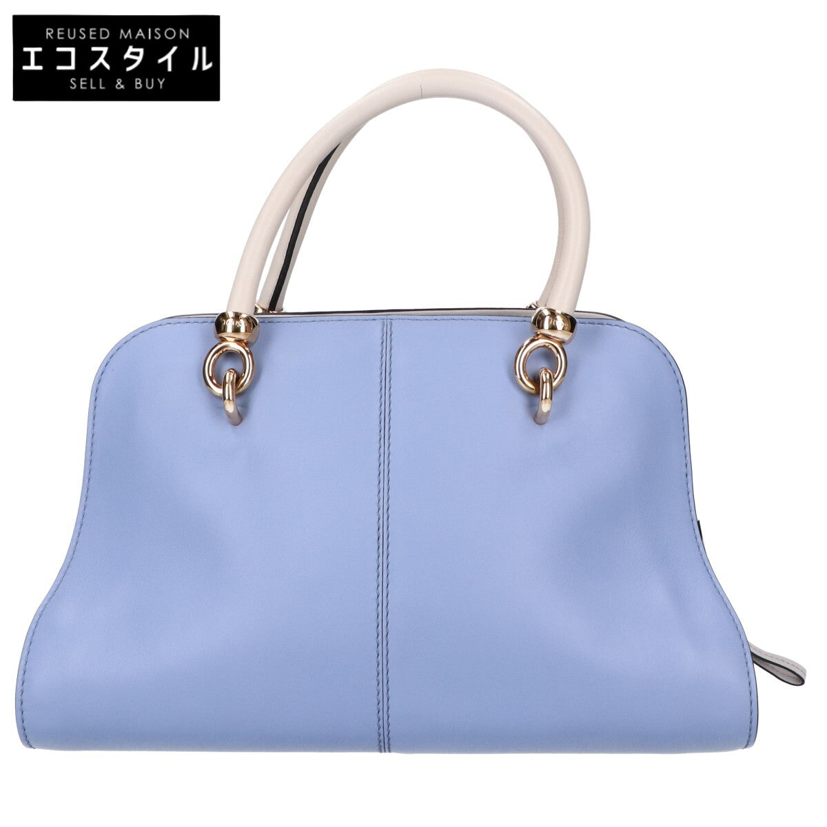 TOD'S トッズ 【美品】SELLA セラ バイカラー レザー 2WAYショルダー ハンドバッグ