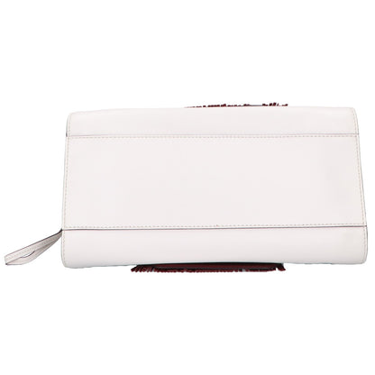 TOD'S トッズ SELLA セラ バイカラー フリンジ 2WAYショルダー ハンドバッグ