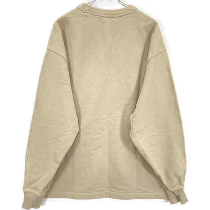 ACNE STUDIOS アクネ ストゥディオズ FN-MN-SWEA000260 ﾍﾞｰｼﾞｭ ちびﾛｺﾞｵｰﾊﾞｰｻｲｽﾞｽｳｪｯﾄ トップス XL