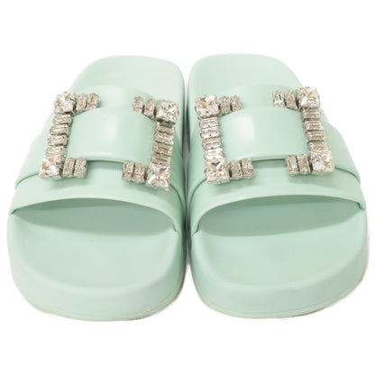 Sergio Rossi セルジオロッシ SR JELLY SRジェリー スライド サンダル シューズ 37