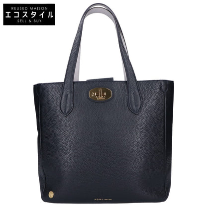 A.D.M.J. Accessoires De Mademoiselle ADMJ シュリンクレザー ターンロック トートバッグ
