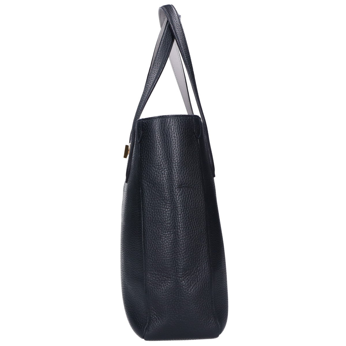 A.D.M.J. Accessoires De Mademoiselle ADMJ シュリンクレザー ターンロック トートバッグ