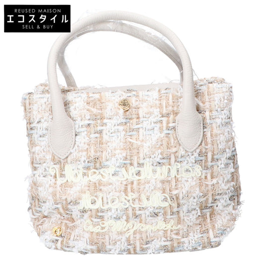 A.D.M.J. Accessoires De Mademoiselle ADMJ 【新品同様】23SC120103 ファンシーツイード トートバッグ