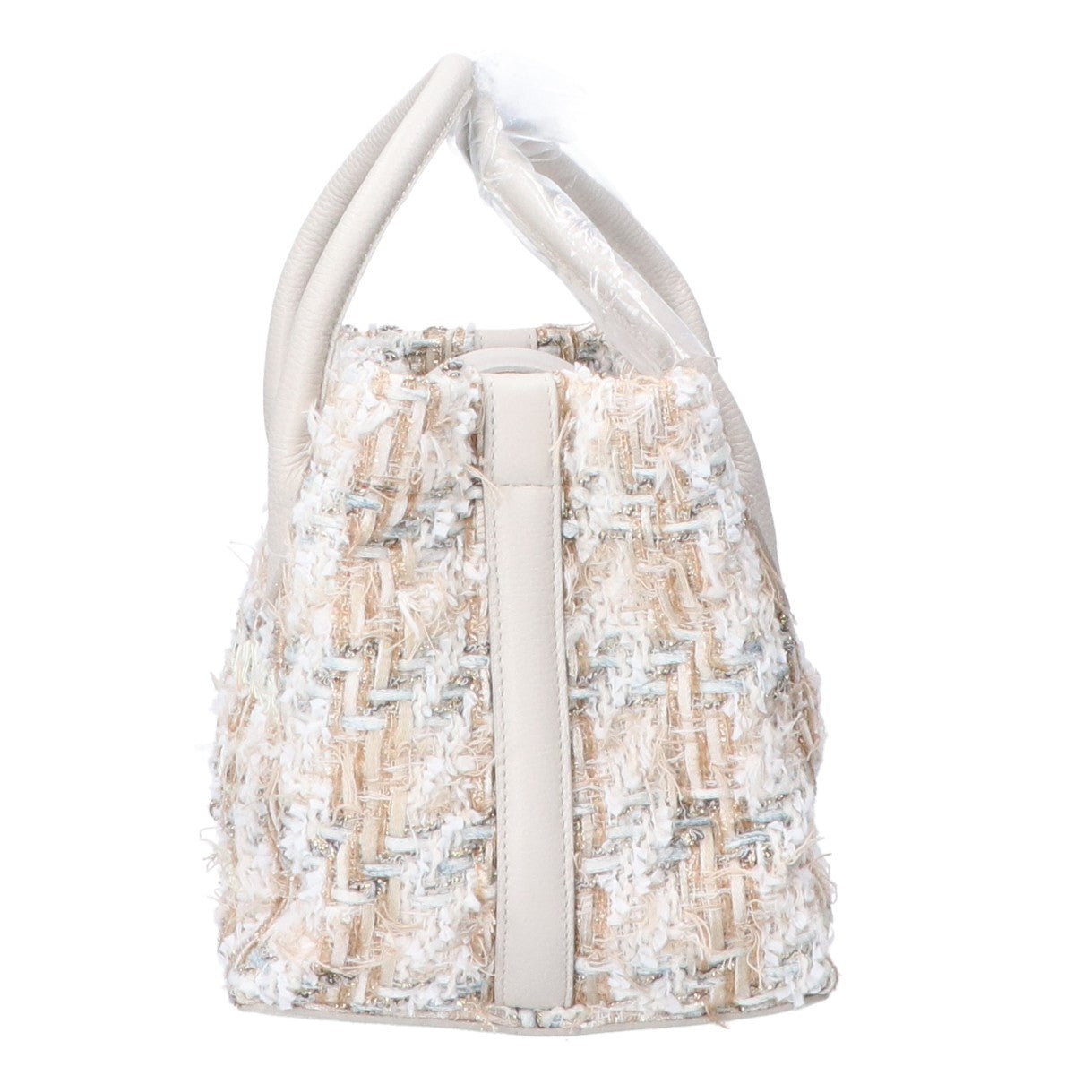 A.D.M.J. Accessoires De Mademoiselle ADMJ 【新品同様】23SC120103 ファンシーツイード トートバッグ