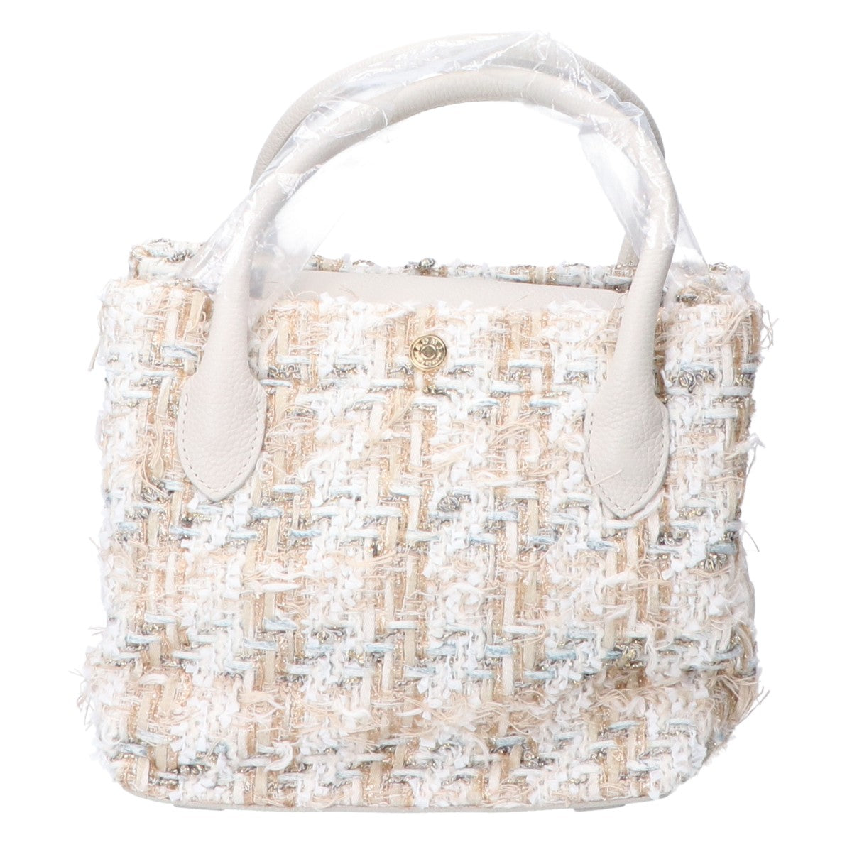 A.D.M.J. Accessoires De Mademoiselle ADMJ 【新品同様】23SC120103 ファンシーツイード トートバッグ