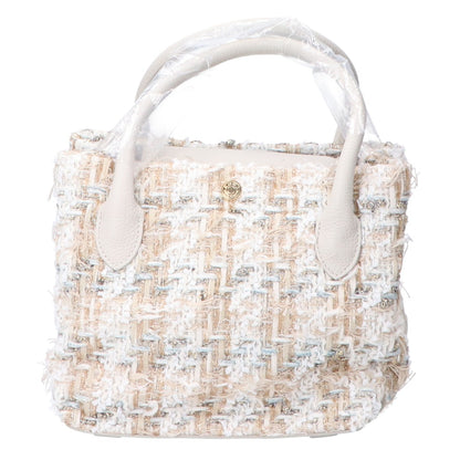 A.D.M.J. Accessoires De Mademoiselle ADMJ 【新品同様】23SC120103 ファンシーツイード トートバッグ