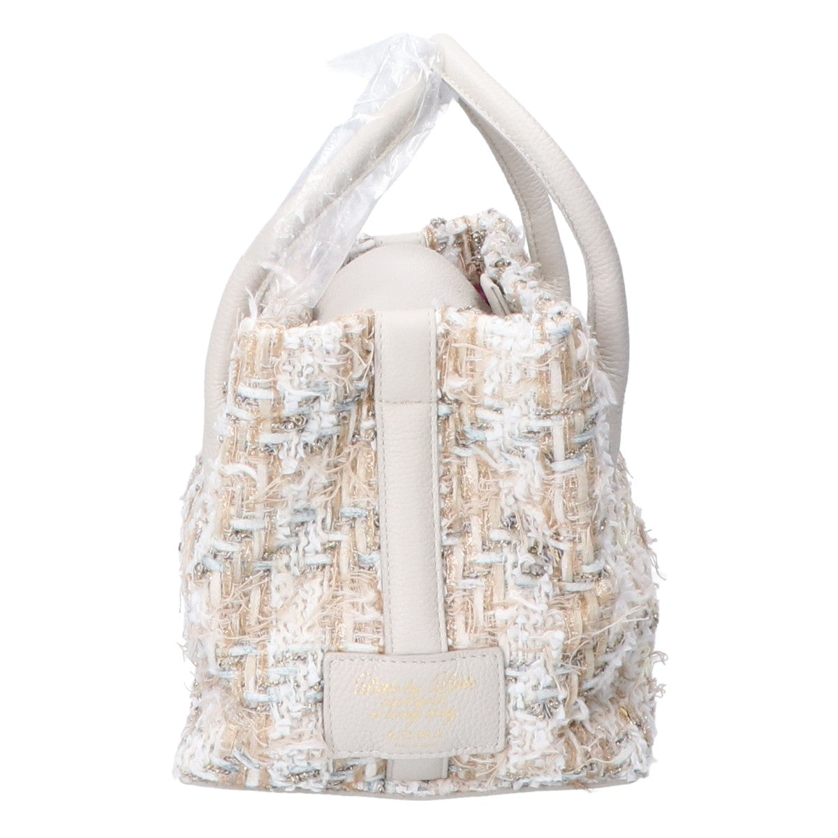 A.D.M.J. Accessoires De Mademoiselle ADMJ 【新品同様】23SC120103 ファンシーツイード トートバッグ