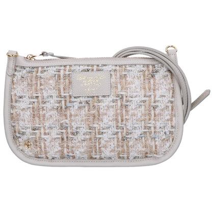 A.D.M.J. Accessoires De Mademoiselle ADMJ 【新品同様】23SC100306 Fancy Tweed Flat Shoulder with Strap ファンシーツイード フラットショルダー ウィズ ストラップ/ ショルダーバッグ
