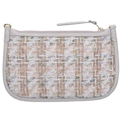 A.D.M.J. Accessoires De Mademoiselle ADMJ 【新品同様】23SC100306 Fancy Tweed Flat Shoulder with Strap ファンシーツイード フラットショルダー ウィズ ストラップ/ ショルダーバッグ