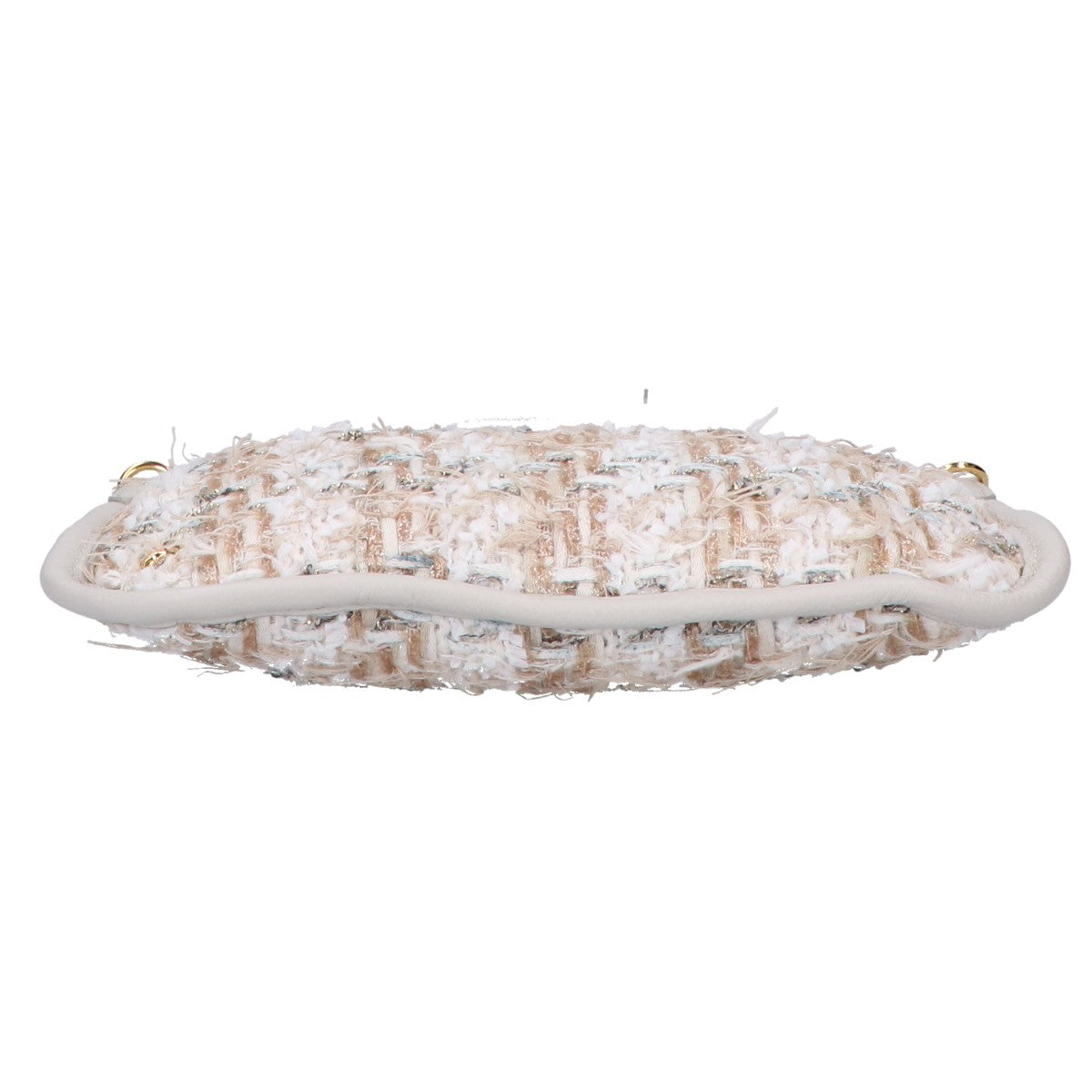 A.D.M.J. Accessoires De Mademoiselle ADMJ 【新品同様】23SC100306 Fancy Tweed Flat Shoulder with Strap ファンシーツイード フラットショルダー ウィズ ストラップ/ ショルダーバッグ