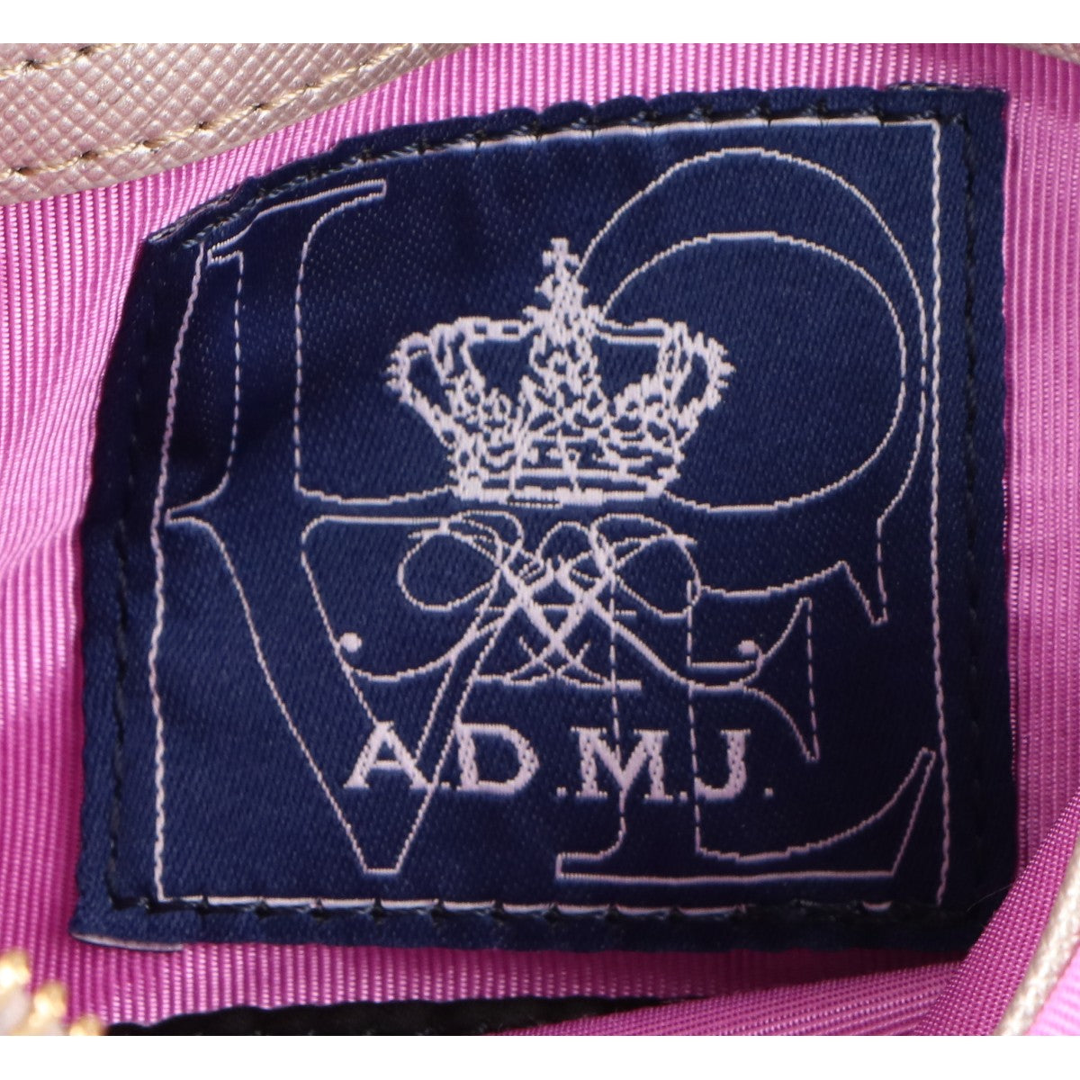 A.D.M.J. Accessoires De Mademoiselle ADMJ 【新品同様】23SC100306 Fancy Tweed Flat Shoulder with Strap ファンシーツイード フラットショルダー ウィズ ストラップ/ ショルダーバッグ