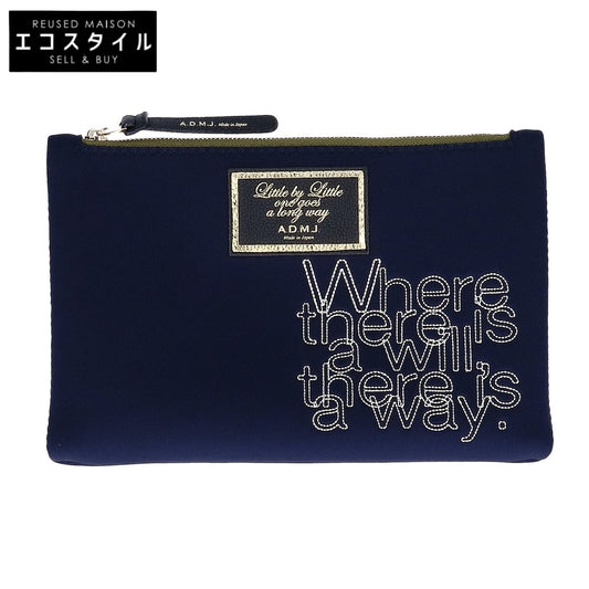 A.D.M.J. Accessoires De Mademoiselle ADMJ 【美品】マジックライト 刺繍入り ポーチセット ポーチ