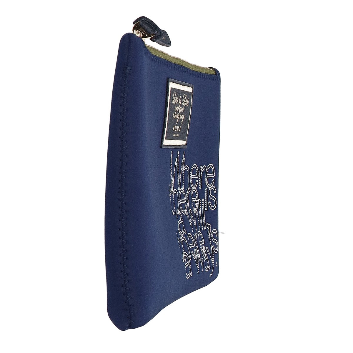 A.D.M.J. Accessoires De Mademoiselle ADMJ 【美品】マジックライト 刺繍入り ポーチセット ポーチ