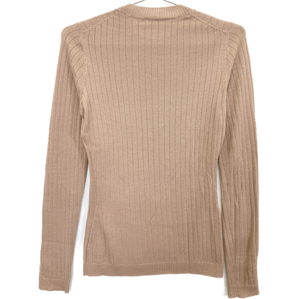 Christian Dior クリスチャンディオール 844S81AM115 ﾌﾞﾗｳﾝ ｶｼﾐﾔｼﾙｸ BEE刺繍 ｸﾙｰﾈｯｸﾆｯﾄ トップス 34