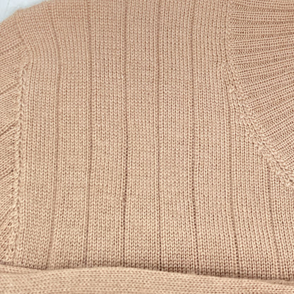 Christian Dior クリスチャンディオール 844S81AM115 ﾌﾞﾗｳﾝ ｶｼﾐﾔｼﾙｸ BEE刺繍 ｸﾙｰﾈｯｸﾆｯﾄ トップス 34