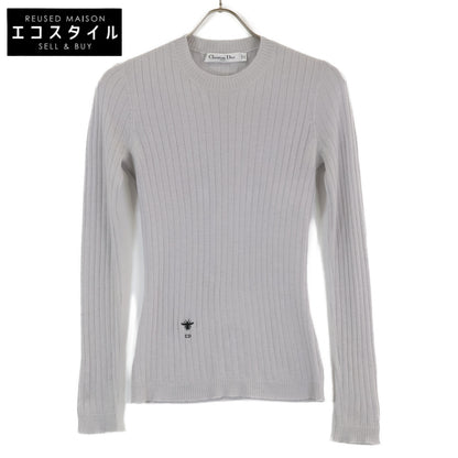 Christian Dior クリスチャンディオール 【美品/国内正規】844S81AM115 BEE刺繍 カシミヤｘシルク ニットセーター/ トップス I:38