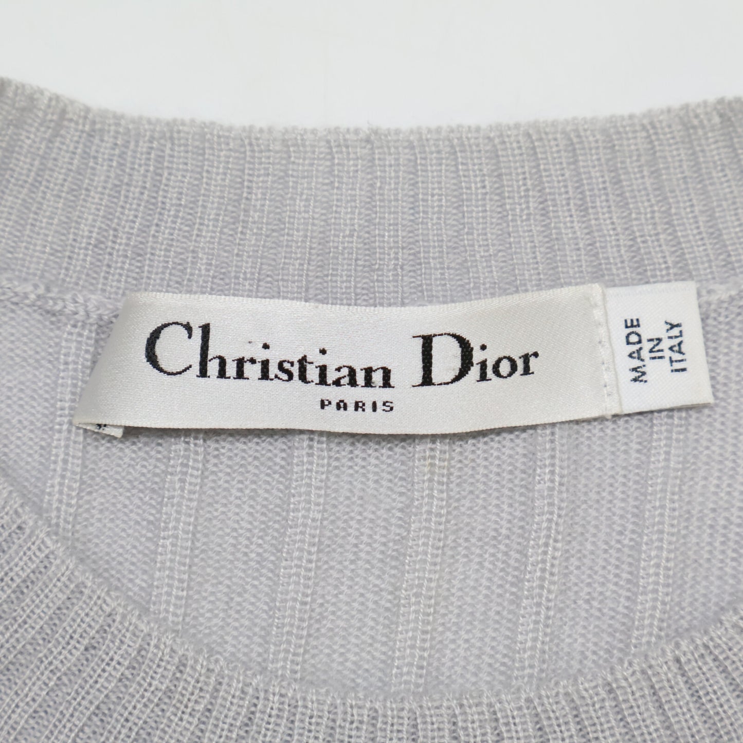 Christian Dior クリスチャンディオール 【美品/国内正規】844S81AM115 BEE刺繍 カシミヤｘシルク ニットセーター/ トップス I:38