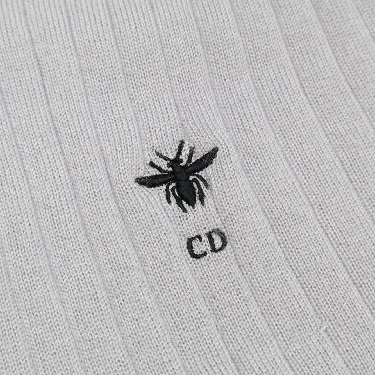 Christian Dior クリスチャンディオール 【美品/国内正規】844S81AM115 BEE刺繍 カシミヤｘシルク ニットセーター/ トップス I:38