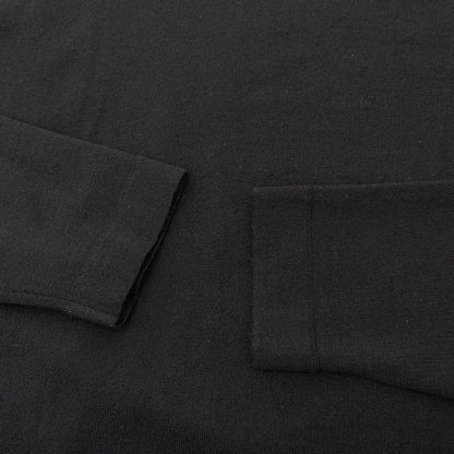 ZANONE ザノーネ 美品 ウール×ナイロン モックネック ハイゲージニットソー トップス メンズ 黒 ブラック 48 811965 Z0290 トップス 48