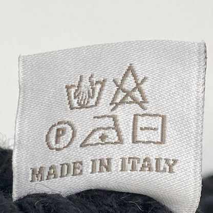 St.moritz サンモリッツ ﾌﾞﾗｯｸ ｴｸｽﾄﾗﾌｧｲﾝﾒﾘﾉｳｰﾙ ﾊｲﾈｯｸ ﾜｯﾌﾙﾆｯﾄﾌﾟﾙｵｰﾊﾞｰ トップス 48