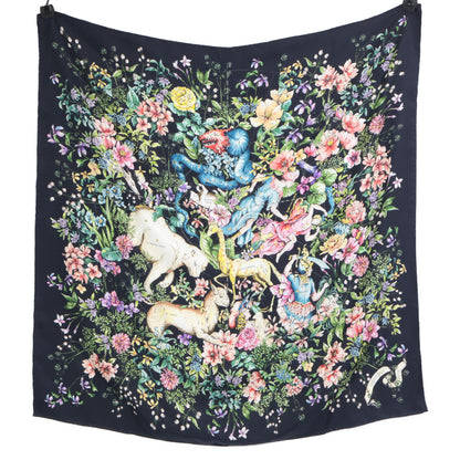 DIOR ディオール 【美品/国内正規】22AW XKDOO090I603C581TU D-コンステレーション シルク スクエア スカーフ