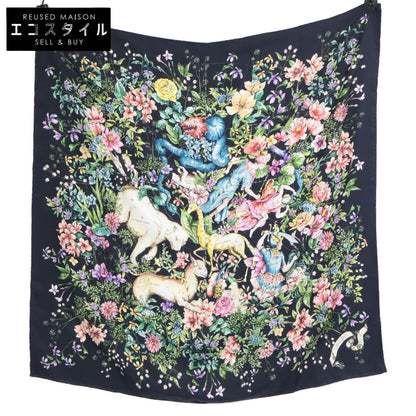 DIOR ディオール 【美品/国内正規】22AW XKDOO090I603C581TU D-コンステレーション シルク スクエア スカーフ