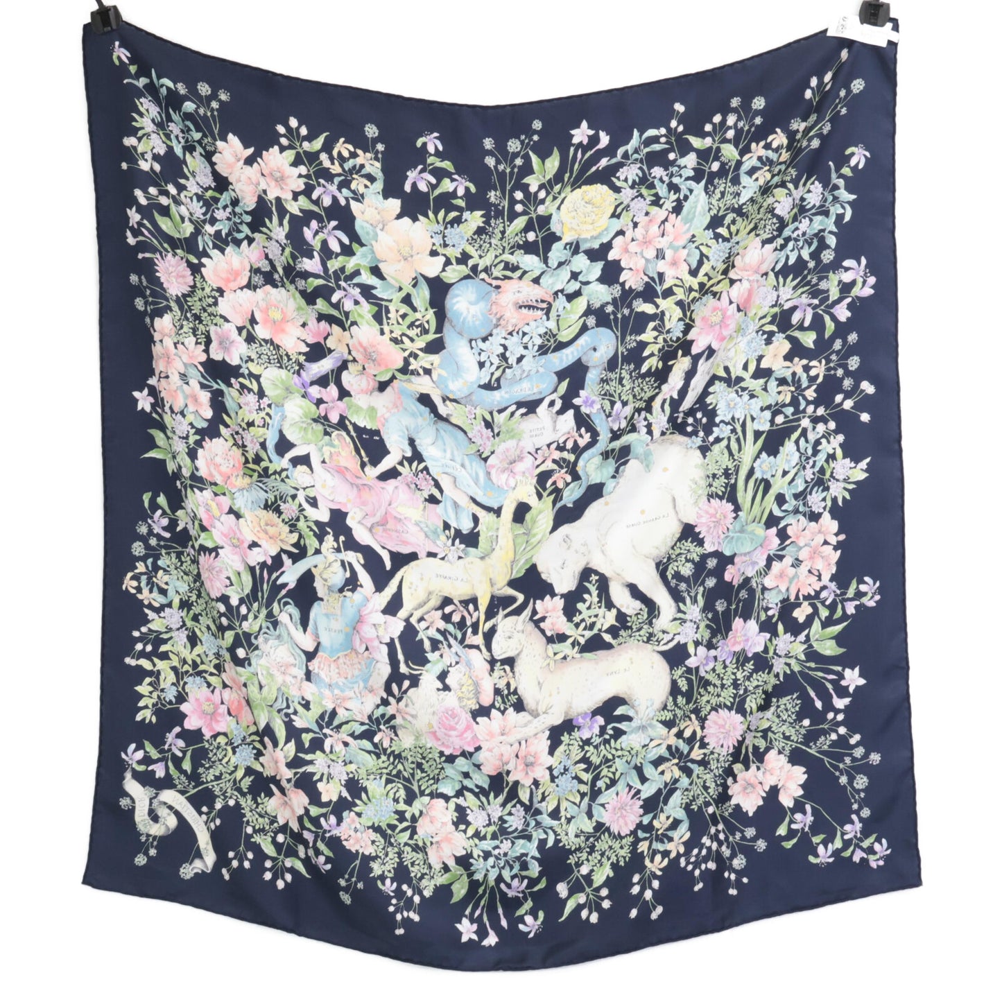 DIOR ディオール 【美品/国内正規】22AW XKDOO090I603C581TU D-コンステレーション シルク スクエア スカーフ