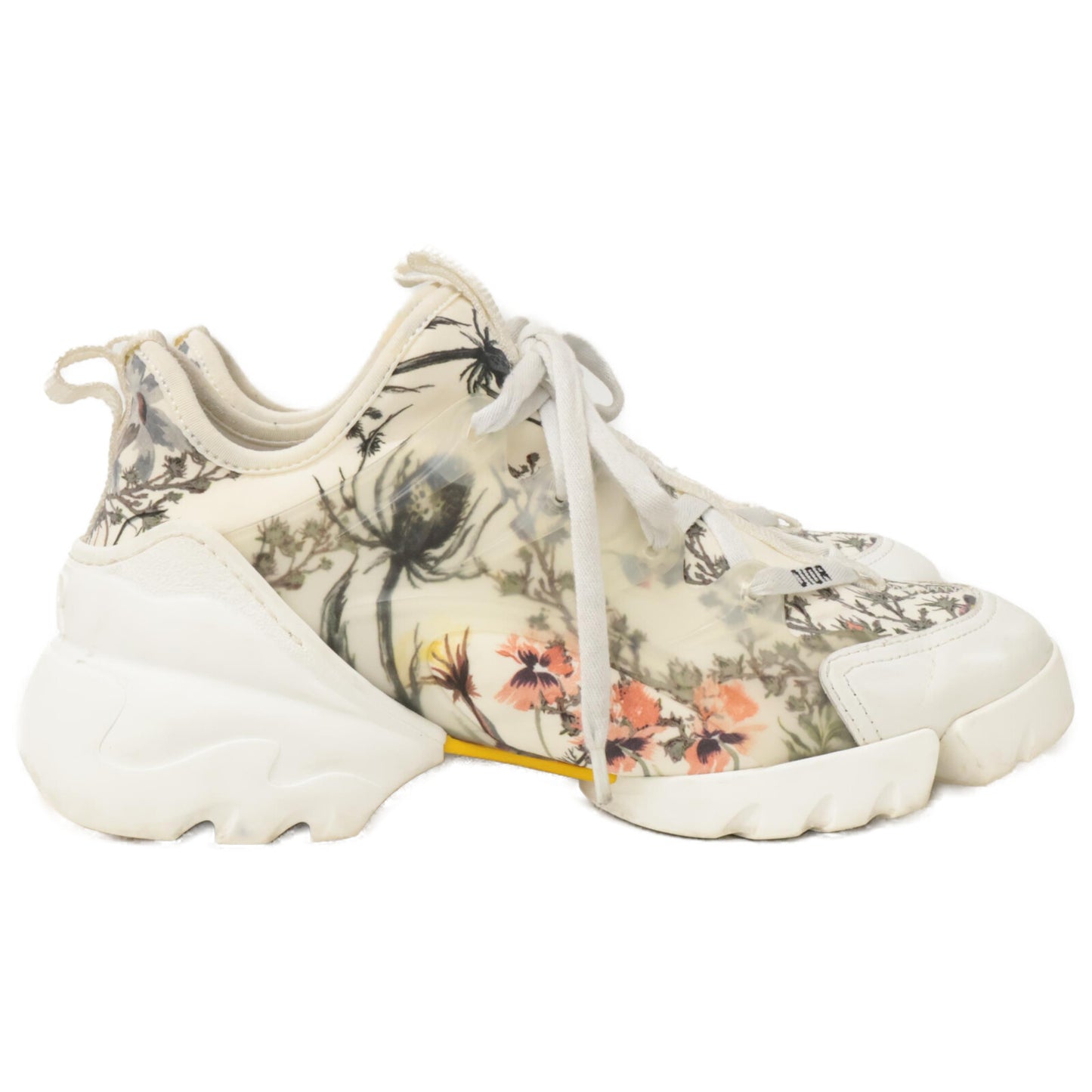 Christian Dior クリスチャンディオール D-CONNECT Dコネクト フラワー柄 スニーカー シューズ 37