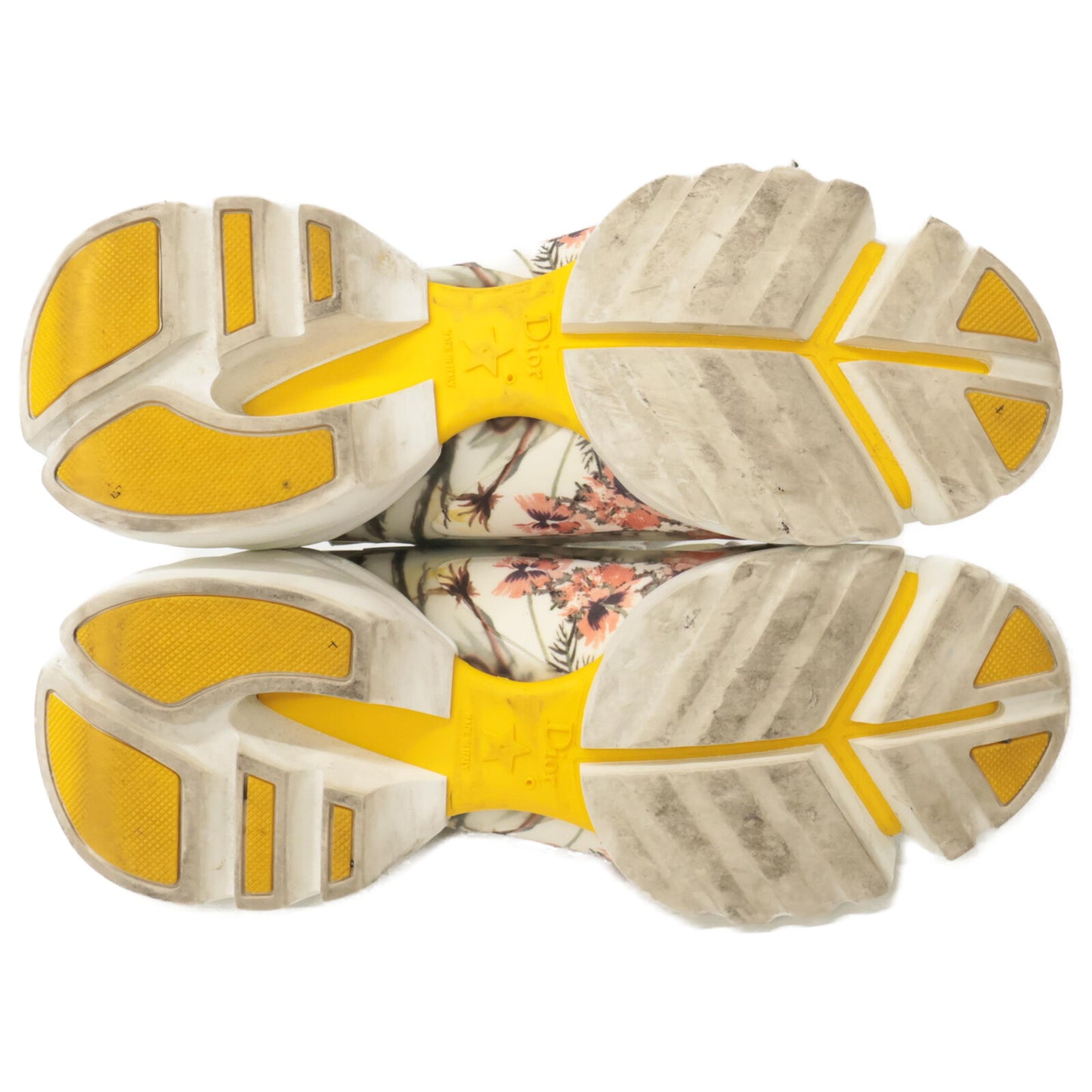 Christian Dior クリスチャンディオール D-CONNECT Dコネクト フラワー柄 スニーカー シューズ 37