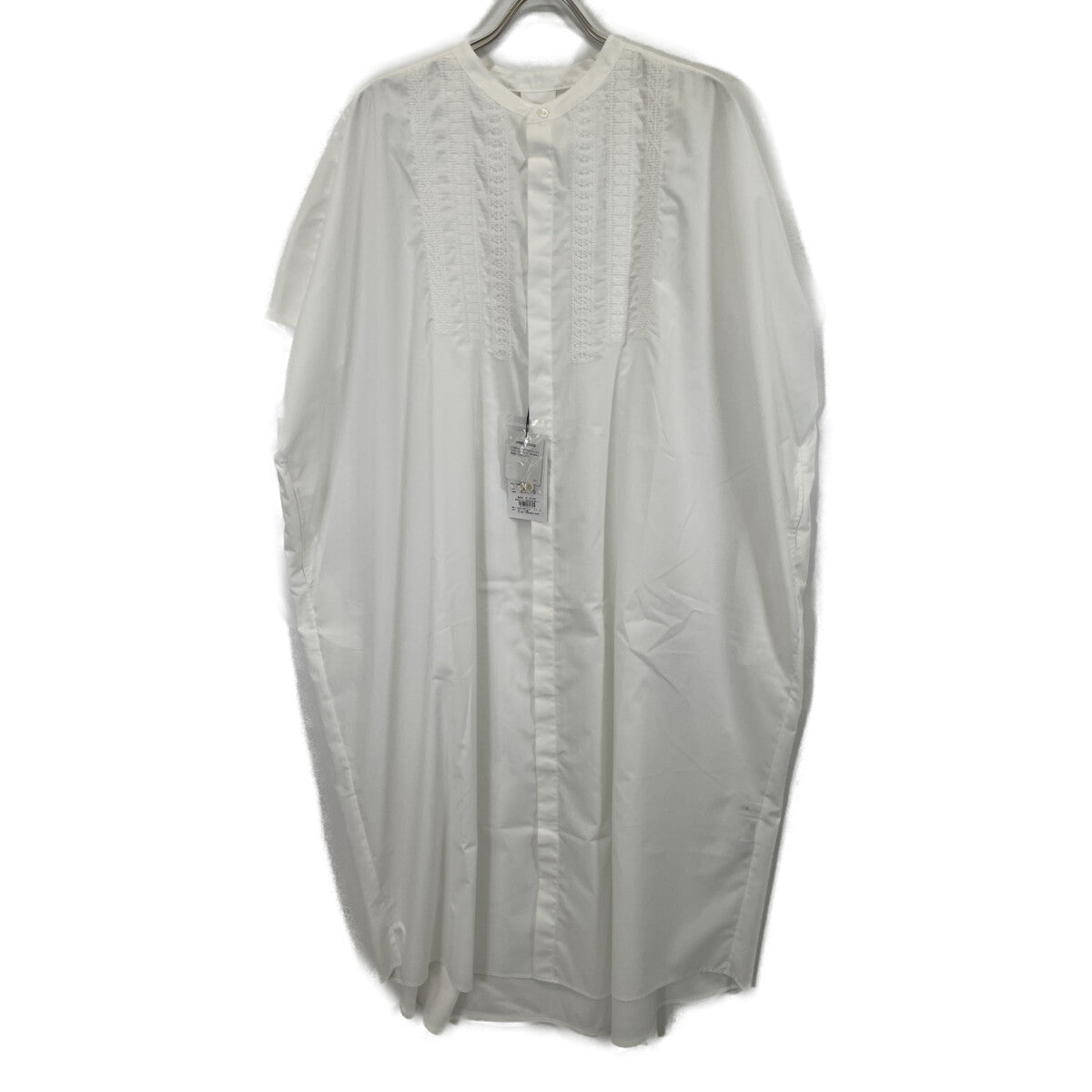 ZUCCa ズッカ 25年製 ZU53FH074 ﾎﾜｲﾄ ｽﾞｯｶ ﾗﾀﾞｰﾚｰｽ刺繍ﾜﾝﾋﾟｰｽ ワンピース M