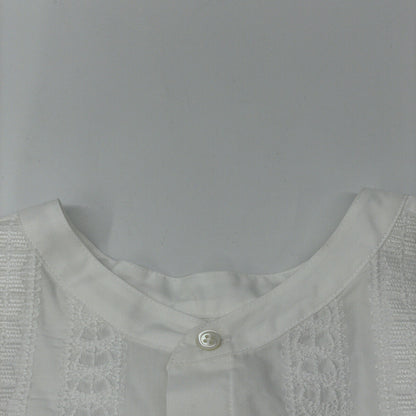 ZUCCa ズッカ 25年製 ZU53FH074 ﾎﾜｲﾄ ｽﾞｯｶ ﾗﾀﾞｰﾚｰｽ刺繍ﾜﾝﾋﾟｰｽ ワンピース M