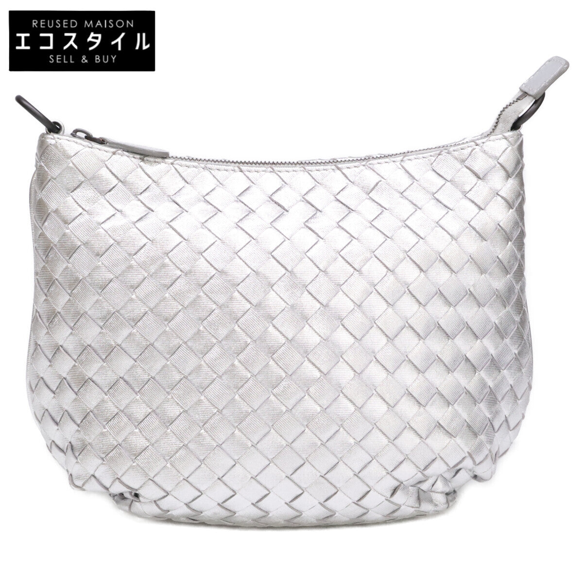 BOTTEGA VENETA ボッテガヴェネタ 【美品】BO6897496G イントレチャート レザー ポーチ