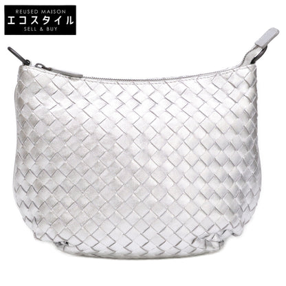 BOTTEGA VENETA ボッテガヴェネタ 【美品】BO6897496G イントレチャート レザー ポーチ