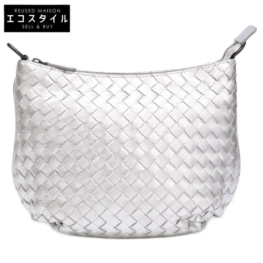 BOTTEGA VENETA ボッテガヴェネタ 【美品】BO6897496G イントレチャート レザー ポーチ
