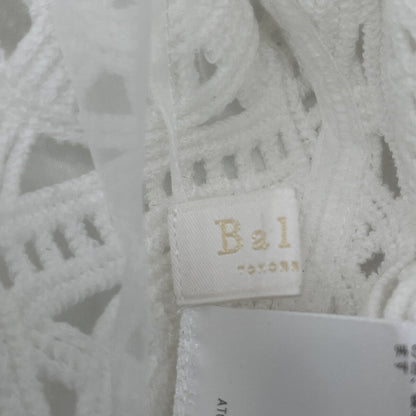 BALLSEY ボールジー 24年製 ﾎﾜｲﾄ ｻｰｸﾙﾓﾁｰﾌｴﾝﾌﾞﾛｲﾀﾞﾘｰ ｸﾙｰﾈｯｸｼﾞｬｹｯﾄ ジャケット 36