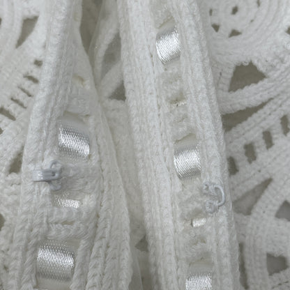 BALLSEY ボールジー 24年製 ﾎﾜｲﾄ ｻｰｸﾙﾓﾁｰﾌｴﾝﾌﾞﾛｲﾀﾞﾘｰ ｸﾙｰﾈｯｸｼﾞｬｹｯﾄ ジャケット 36