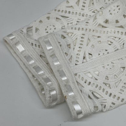 BALLSEY ボールジー 24年製 ﾎﾜｲﾄ ｻｰｸﾙﾓﾁｰﾌｴﾝﾌﾞﾛｲﾀﾞﾘｰ ｸﾙｰﾈｯｸｼﾞｬｹｯﾄ ジャケット 36